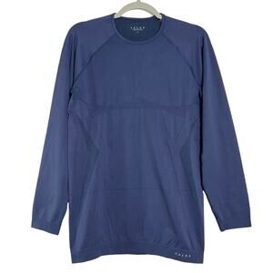 Falke Performance Base Layer Top SIZE XL Navy Thermal Long Sleeve Athletic